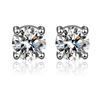 Image 1 : 2 CT GRA CERTIFIED MOISSANITE 925 SILVER EARRINGS