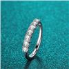 Image 3 : 5 PIECES MOISSANITE STONES BAND STYLE RING