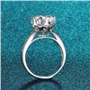 Image 4 : 5 CT GRA CERTIFIED BRILLIANT CUT MOISSANITE 925S