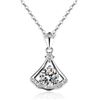 Image 1 : 2 CT GRA CERTIFIED MOISSANITE 925 SILVER NECKLACE