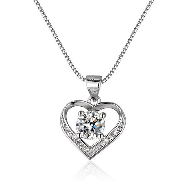 1 CT GRA CERTIFIED MOISSANITE 925 SILVER NECKLACE