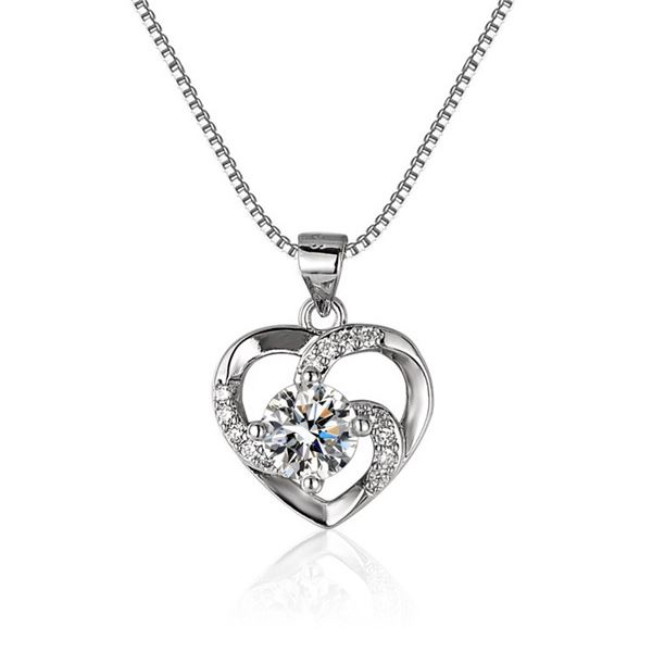 1 CT GRA CERTIFIED MOISSANITE 925 SILVER NECKLACE