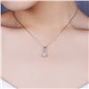 Image 4 : 1 CT GRA CERTIFIED MOISSANITE 925 SILVER NECKLACE