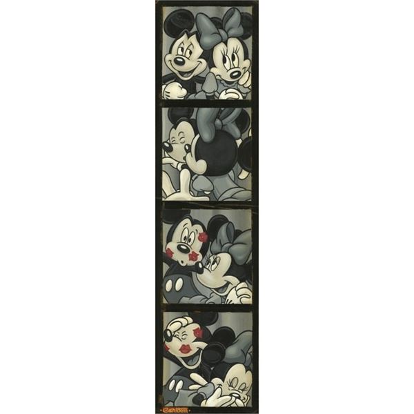 NEW CARLTON MICKEY & MINNIE MOUSECANVAS PICTURE
