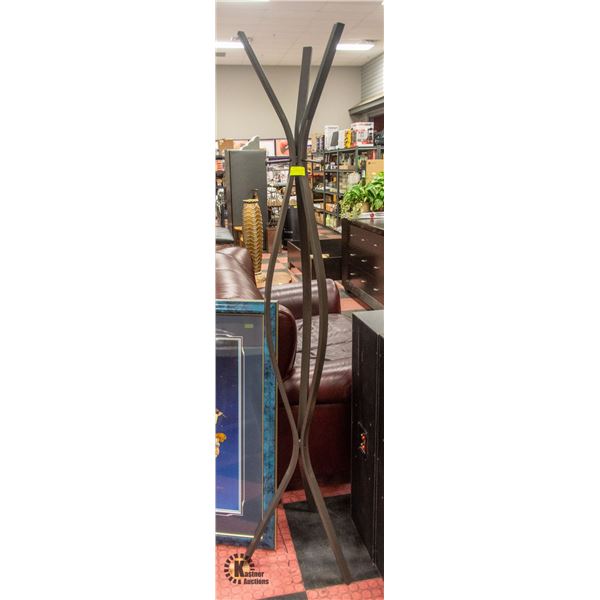 72" METAL COAT RACK, FREE STANDING