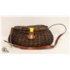 Image 1 : WICKER FISHING STORAGE BASKET