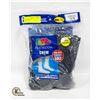 Image 1 : BLACK CREW SOCKS 12-16 SIZE 6-PACK FRUIT OF