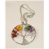 Image 1 : NEW WIRE WRAPPED CHAKRA GEMSTONE HEALING TREE OF