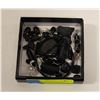 Image 1 : BUNDLE OF GENUINE BLACK OBSIDIAN, BLACK TOURMALINE