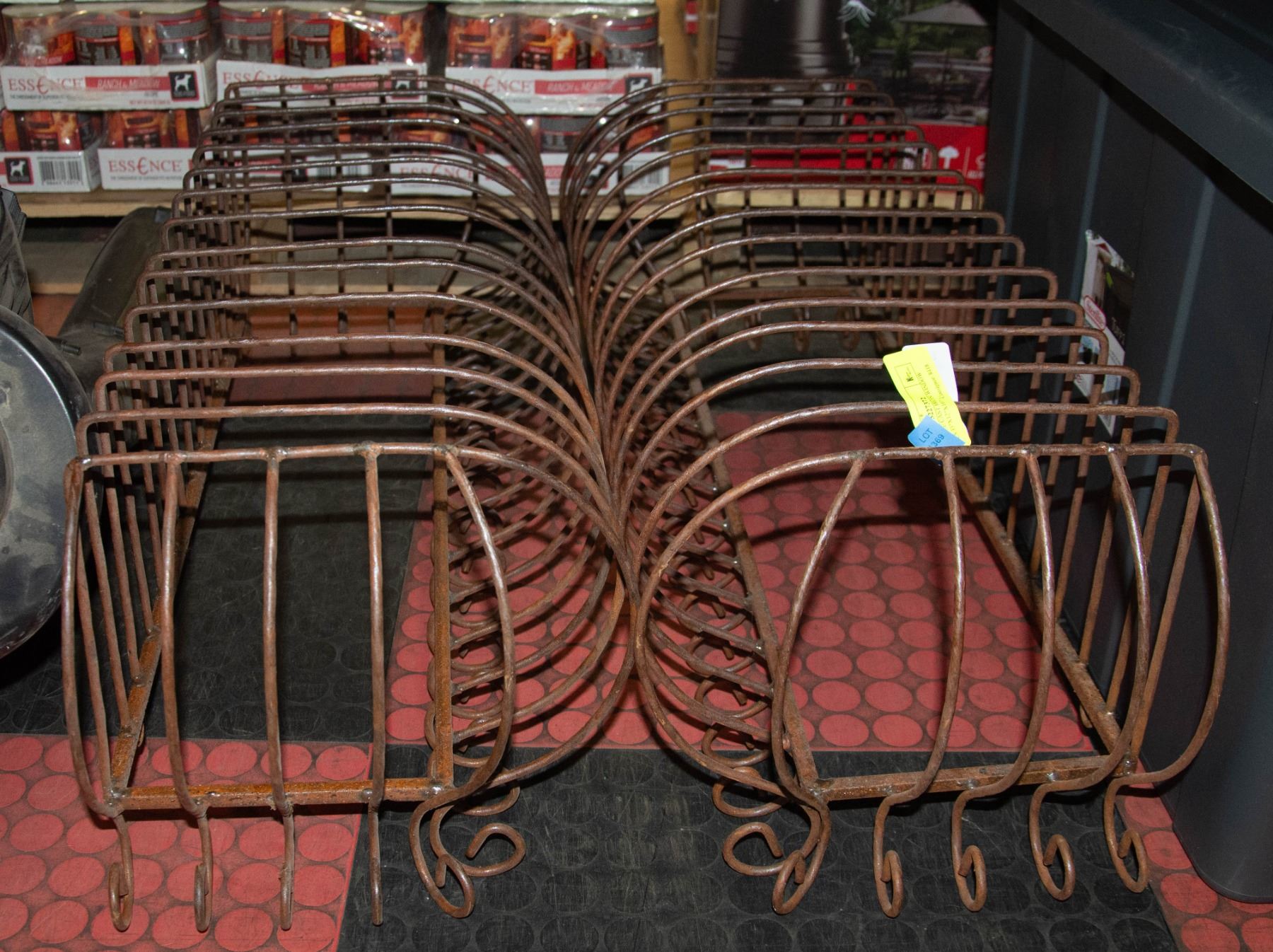 2 ANTIQUE CAST IRON WINDOW BOXES 33