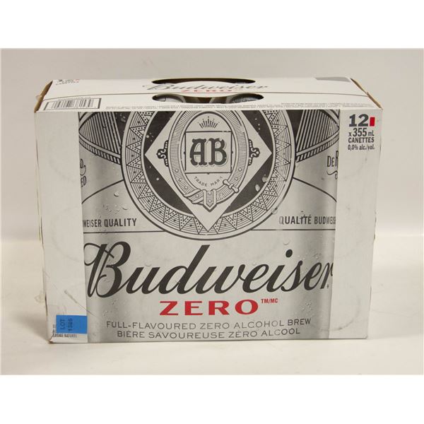 ONE CASE OF BUDWEISER, ZERO