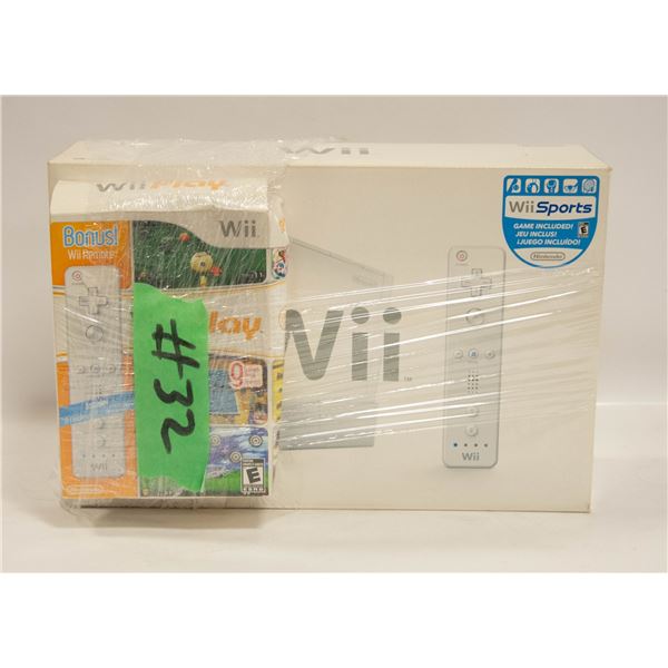 WII CONSOLE C/W WII PLAY