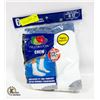 Image 1 : WHITE CREW SOCKS 6-12 SIZE 6-PACK FRUIT OF