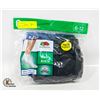 Image 1 : BLACK ANKLE SOCKS 6-12 SIZE 6-PACK FRUIT OF