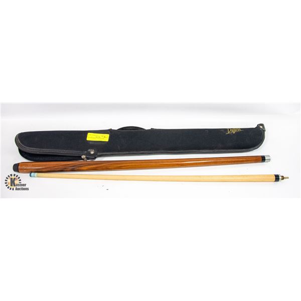 ESTATE POOL CUE WITH CASE