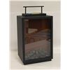 Image 1 : MINI FIREPLACE LANTERN, BATTERY OPERATED,