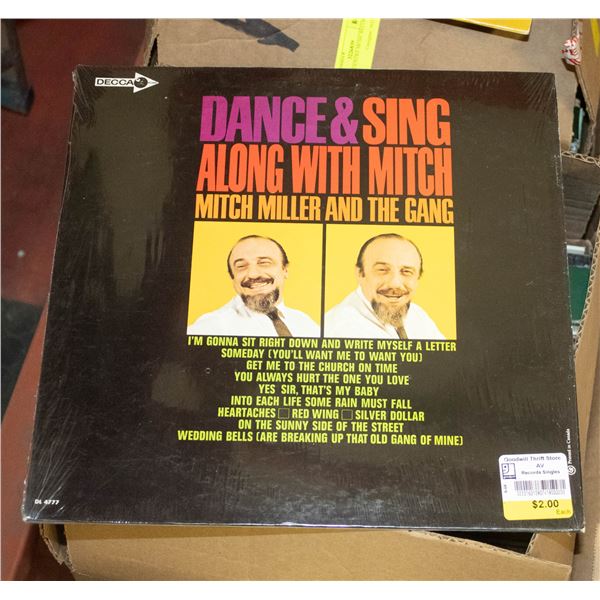 BOX OF JAZZ MUSIC RECORDS