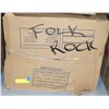 Image 1 : BOX OF FOLK ROCK MUSIC RECORDS
