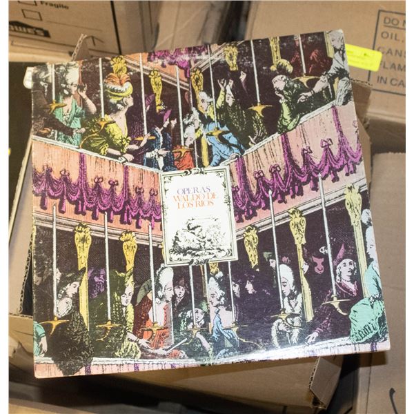 BOX OF OPERA MUSIC RECORDS