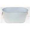 Image 1 : METAL PLANTER BLUE