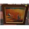 Image 1 : 32" X 32" OIL PAINTING