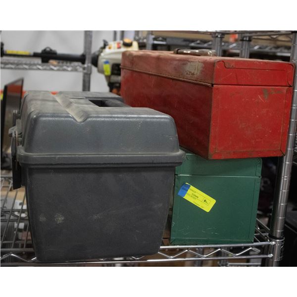 LOT OF TOOL BOXES