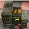 Image 1 : LOT OF 3 MILITARY AMMO CASES