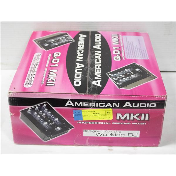 AMERICAN AUDIO Q-D1 MKII