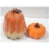 Image 1 : LOT OF PUMPKIN CERAMIC ART DCOR