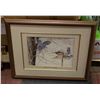 Image 1 : GLEN LOATES BLUE JAYS AT MY FEEDER FRAMED 19 X 21"