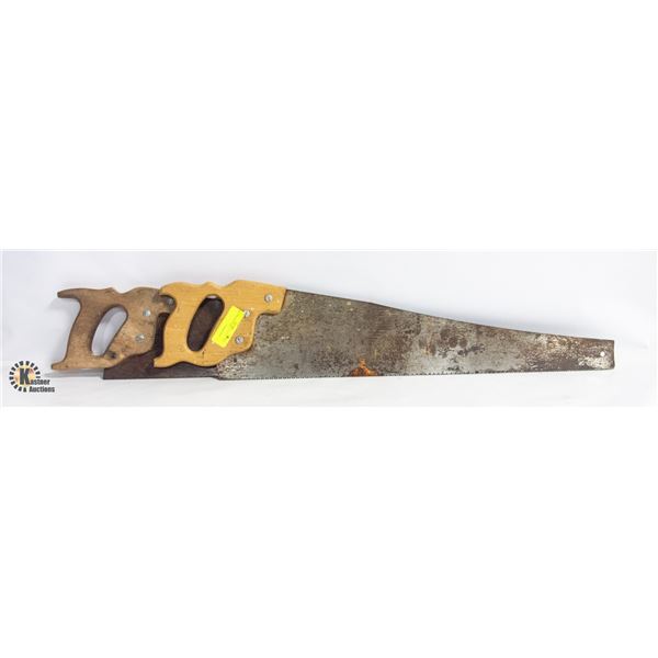 TWO VINTAGE SAWS