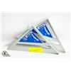 Image 1 : 2 NEW EMPIRE 7 INCH ALUMINIUM RAFTER SQUARE