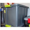 Image 1 : NEW STERILITE 30 GALLON TUFF 1 TOTE WITH LATCHING