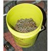 Image 1 : YELLOW BUCKET OF ASSORTED WINTER TIRE CHAIN