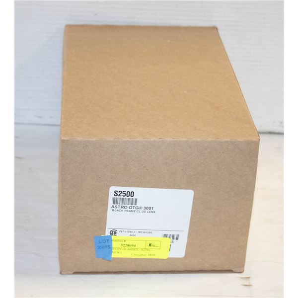 UVEX SAFETY GLASSES - S250x - QTY: 10 (NEW)