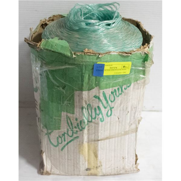 1 ROLL OF POLYPROPYLENE ROPE