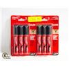 Image 1 : 2 PACKS OF 3 MILWAUKEE INKZALL LARGE JOB MARKERS