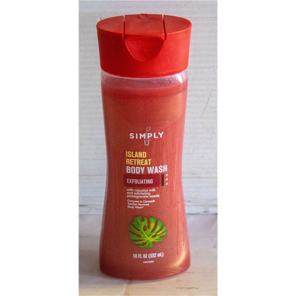 NEW CASE OF SIMPLY U ISLAND RETREAT EXFOLIATING