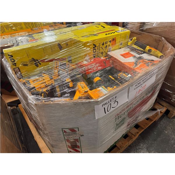 Pallet #103 - Home Depot Tools & General Merchandise