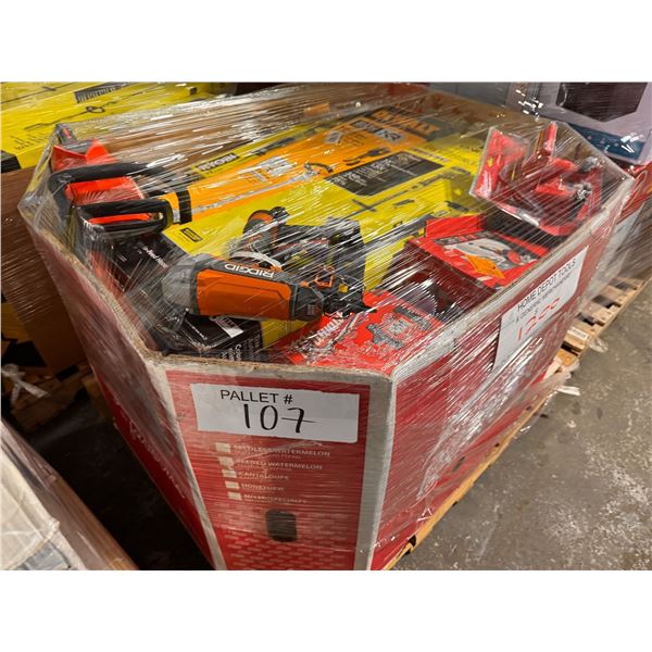 Pallet #107 - Home Depot Tools & General Merchandise
