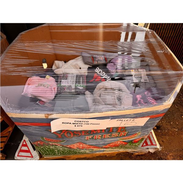 Pallet #165 - 100 prendas de ropa