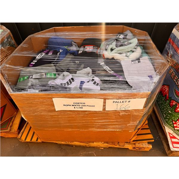 Pallet #166 - 200 prendas de ropa