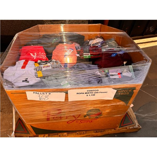 Pallet #166 - 200 prendas de ropa (COSTCO)