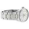 Image 7 : Rolex Mens Quickset Stainless Steel Sapphire Silver Index Dial Oyster Band Datej