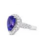 Image 5 : 2.66 ctw Tanzanite and 0.71 ctw Diamond 14K White Gold Ring