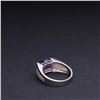 Image 3 : 18K White Gold & Amethyst Ring