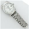 Image 6 : Rolex Stainless Steel 36MM White Diamond Datejust Wristwatch