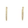 Image 2 : 2.20 ctw Diamond Hoop Earrings - 14KT Yellow Gold