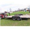 Image 1 : 1989 Shokal Goose Neck 18' Flat Deck Tandem Trailer With