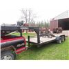 Image 2 : 1989 Shokal Goose Neck 18' Flat Deck Tandem Trailer With